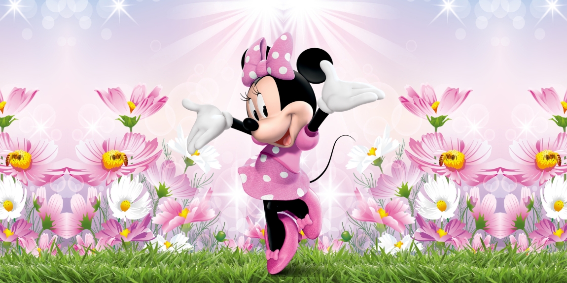 Painel 3x6m Minnie Rosa